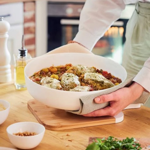 Кръгла тава/купа ø26 см бяла Diwali LUMINARC ➤ топ цена ➤ dshome.bg