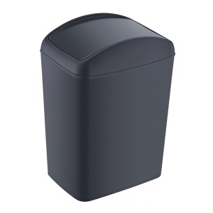 Кош за боклук с люлеещ капак 20 л антрацит ➤ топ цена ➤ dshome.bg
