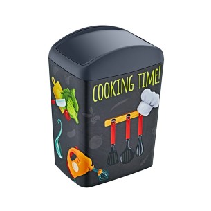 Кош за боклук с люлеещ капак 5 л Cooking ➤ топ цена ➤ dshome.bg