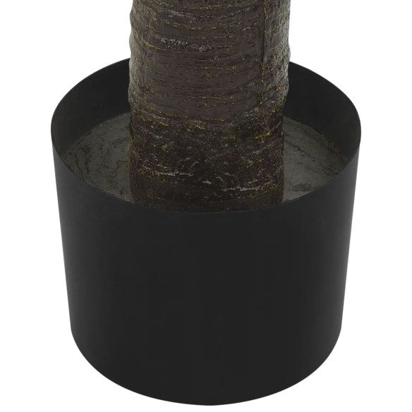 Изкуствена финикова палма със саксия, 305 см, зелена