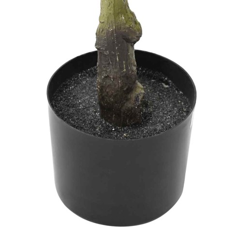 Изкуствено дърво фикус 30 листа 125 см зелено