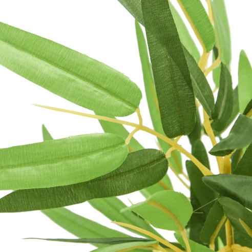 Изкуствено бамбуково дърво 552 листа 120 см зелено