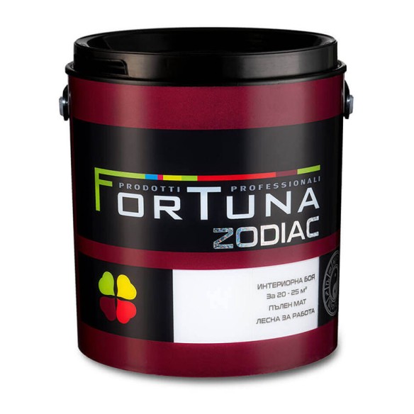 Интериорна боя Fortuna Zodiac Бяла 2.2 л - 1