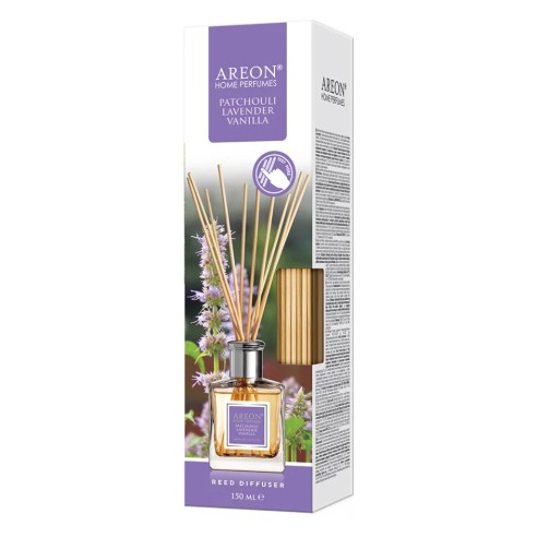 Ароматизатор с пръчици Пачули, лавандула и ванилия 150 мл AREON ➤ топ цена ➤ dshome.bg