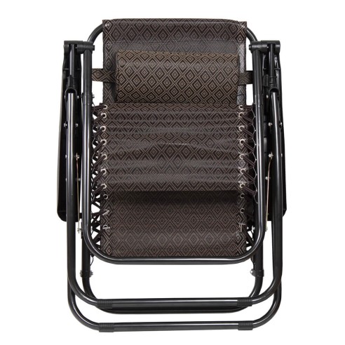 Сгъваем стол за къмпинг с възглавница 175x66xH110 см MUHLER ➤ топ цена ➤ dshome.bg