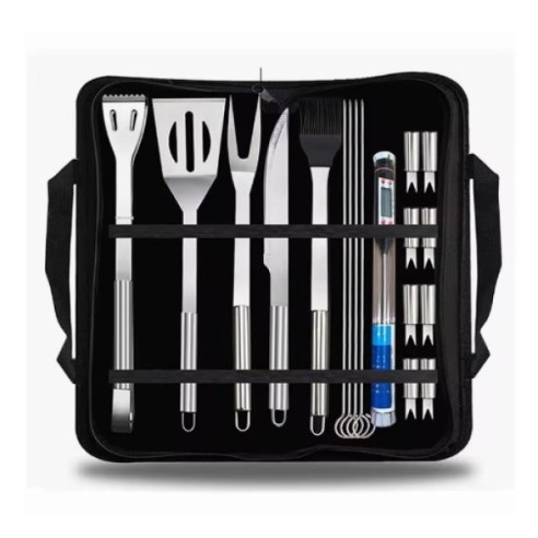 Комплект аксесоари за барбекю 18 части в калъф Grill ZIEL ➤ топ цена ➤ dshome.bg