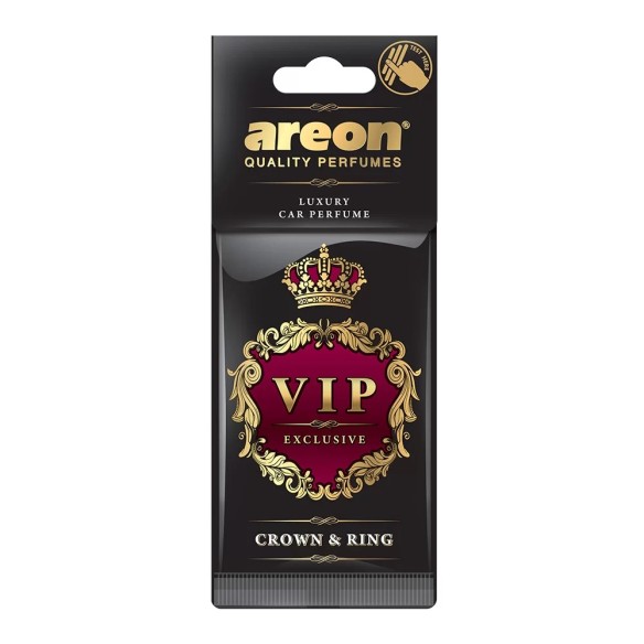 Ароматизатор за кола Черен крал VIP AREON ➤ топ цена ➤ dshome.bg