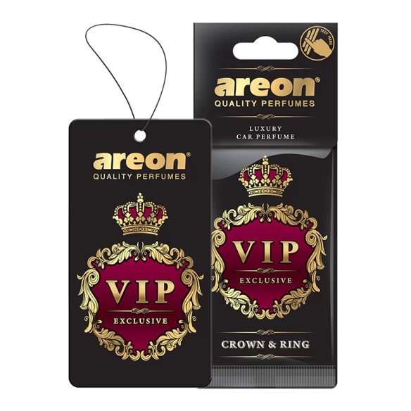 Ароматизатор за кола Черен крал VIP AREON ➤ топ цена ➤ dshome.bg