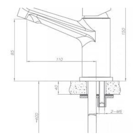Смесител за баня с автоматичен сифон Помпей FORMA VITA ➤ топ цена ➤ dshome.bg