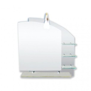LED oгледало за баня 50x70 см XD-027-08AF FORMA VITA ➤ топ цена ➤ dshome.bg