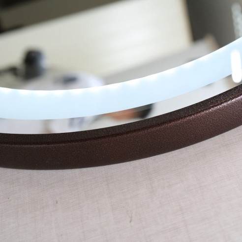 Огледало за баня ∅60 см Аблена Бронз INTER CERAMIC ➤ топ цена ➤ dshome.bg