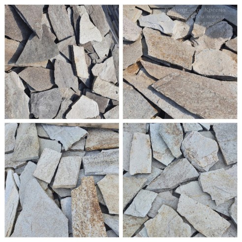 Облицовка от дребни плочи от гнайс Хома-2 ➤ топ цена ➤ dshome.bg