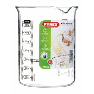 Стъклена мерителна кана 750 мл PYREX ➤ топ цена ➤ dshome.bg