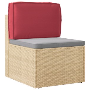 Възглавница за облегалка Wine Red 60x40x12 см Оксфордска тъкан