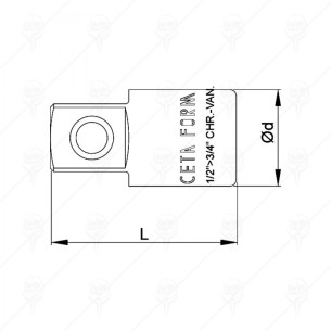 Адаптер 1/2Ж-3/4М CETA-FORM - 1 2