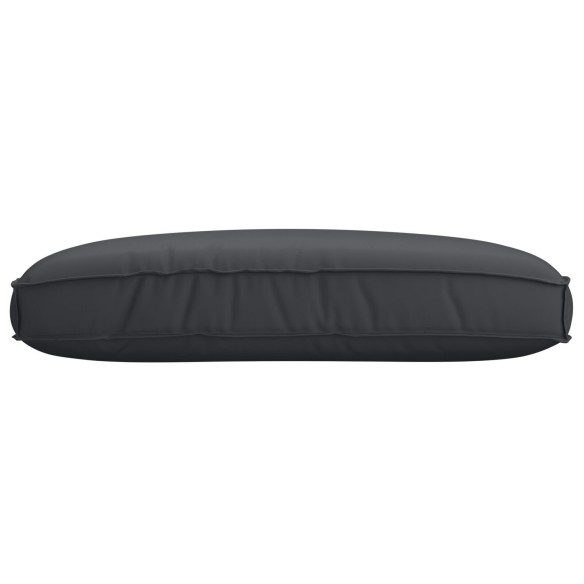 Палетна възглавница за седалка Черна 120x80x12 см Oxford плат
