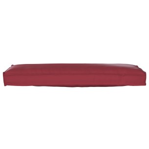 Възглавница за палета за пейка Вино червено 120x40x8 см Oxford Тъкани