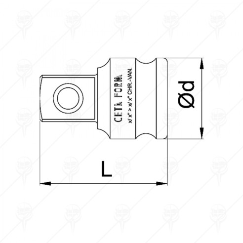 Адаптер 3/4"Ж-1/2"М CETA-FORM - 2