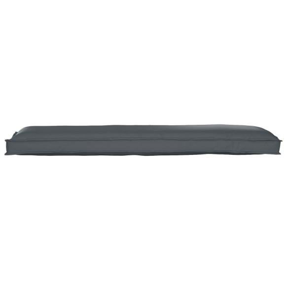 Подложка за пейка Антрацит 150x40x8 см Оксфордска тъкан