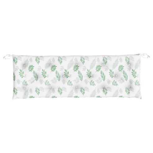 Възглавници за градински пейки 2 бр на листа 150x50x7 см плат