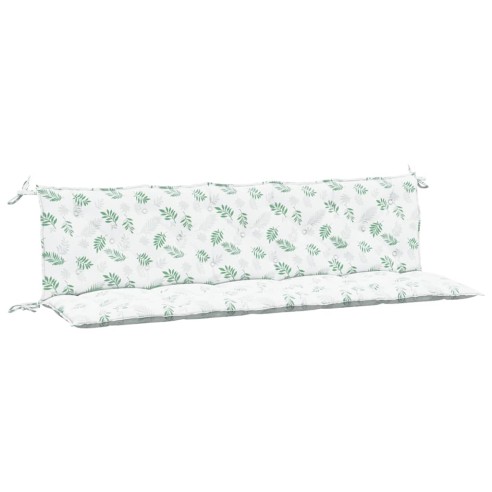 Възглавници за градински пейки 2 бр на листа Оксфорд плат