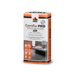 Лепило за плочки Cemfix Pro 25 кг сиво DCP ➤ топ цена ➤ dshome.bg