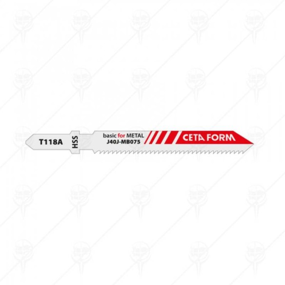 Нож за зеге за метал "T" 77/50мм нормален срез Т118А CETA-FORM - 1