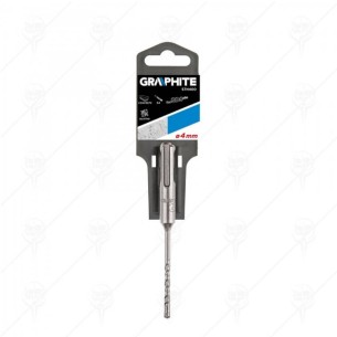 Свредло за бетон SDS Plus 10х260мм 4 глави GRAPHITE - 1