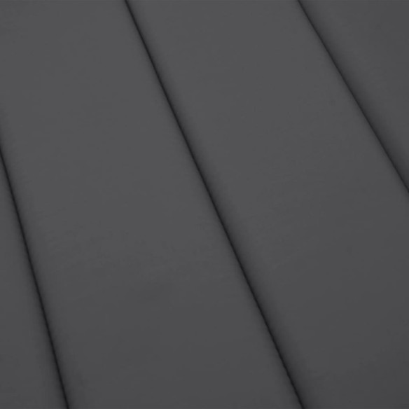 Шалте за шезлонг, антрацит, 200x60x3 см, Оксфорд плат