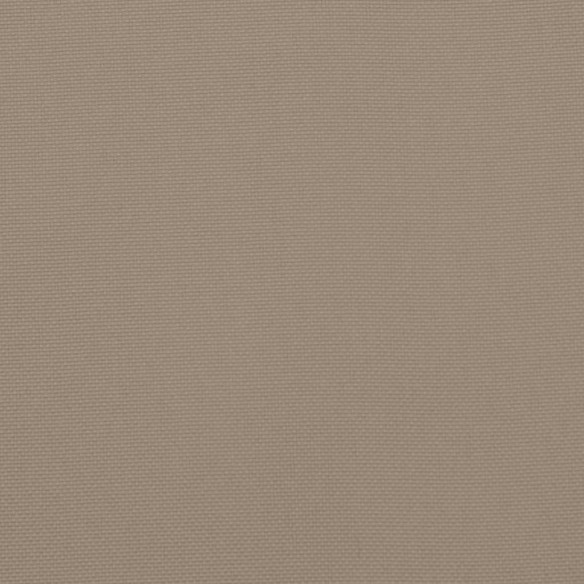 Възглавница за градинска пейка таупе 120x(50+50)x7 см оксфорд