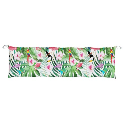 Възглавница за градинска пейка цветна 180x50x7 см оксфорд плат