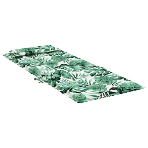 Възглавници за столове с облегалка 2 бр на листа Оксфорд плат