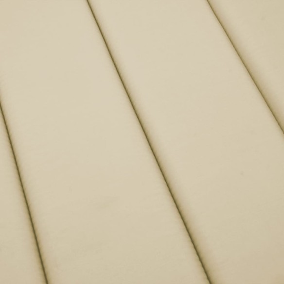 Шалте за шезлонг, бежово, 200x50x3 см, Оксфорд плат