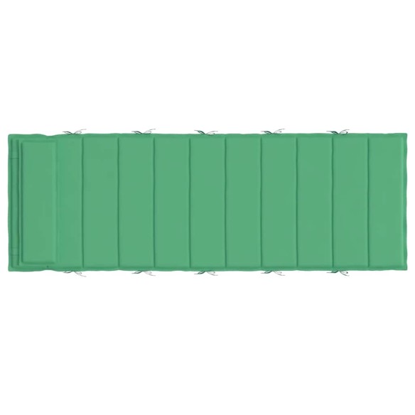 Шалте за шезлонг, зелено, 180x60x4 см, Оксфорд плат