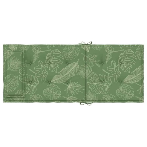 Възглавници за столове с облегалка 2 бр на листа Оксфорд плат