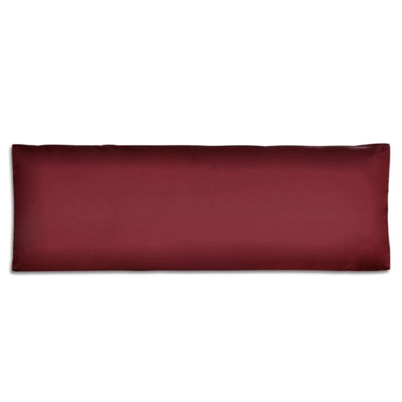 Тапицирана възглавница за облягане, винено червена, 120x40x10см