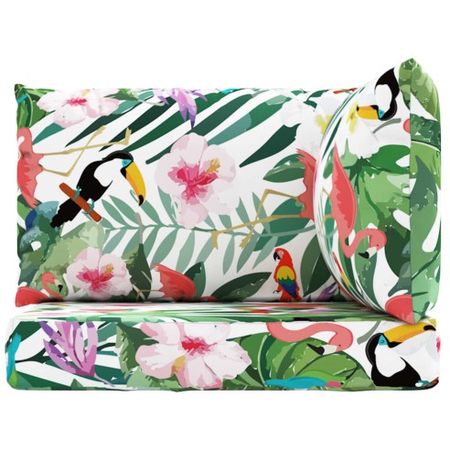 Палетни възглавници, 3 бр, многоцветни, плат Оксфорд