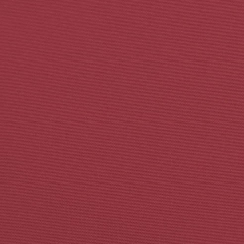 Възглавница за пейка виненочервена 120x50x7 см оксфорд плат