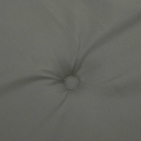 Възглавница за стол шезлонг меланж тъмносива (75+105) x 50 x 4 см