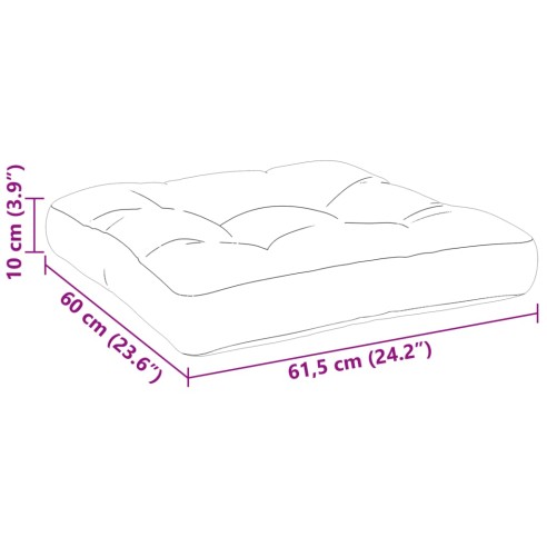 Палетна възглавница, червено каре, текстил