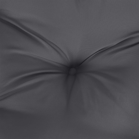 Палетна възглавница, сива, 60x60x12 см, текстил