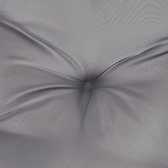 Палетна възглавница, сива, 120x80x12 см, текстил