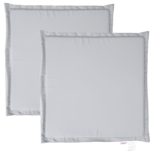 Градински подложки за седалка 2 бр, 45x45x2 см, квадратни 2