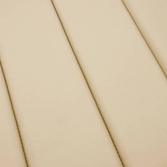 Шалте за шезлонг, бежово, 186x58x4 см, Оксфорд плат