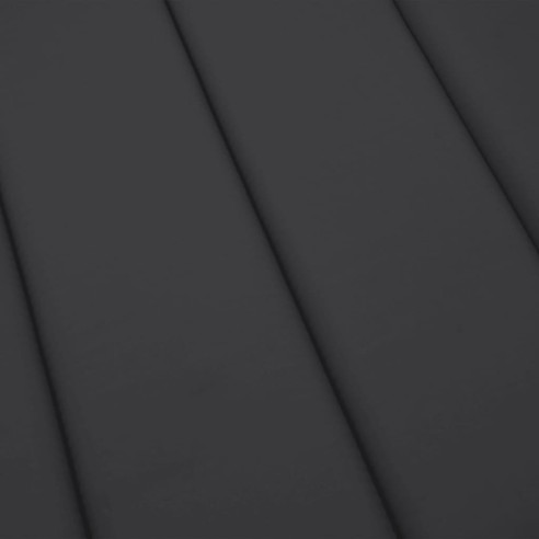 Шалте за шезлонг, черно, 200x70x3 см, Оксфорд плат