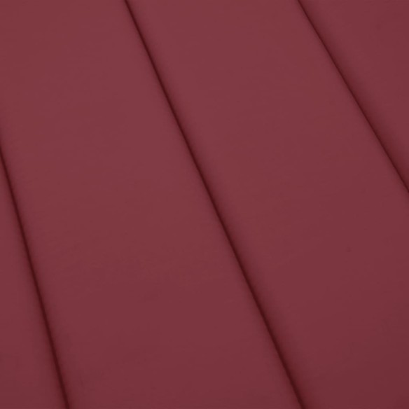 Шалте за шезлонг, виненочервено, 200x70x3 см, Оксфорд плат