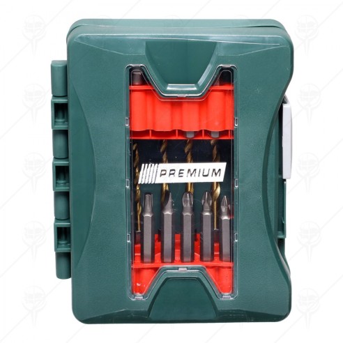 Комплект накрайници и свредла 20 части PREMIUM - 2