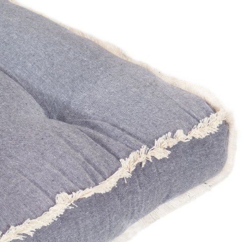 Възглавница за палетен диван, антрацит, 120x80x10 см