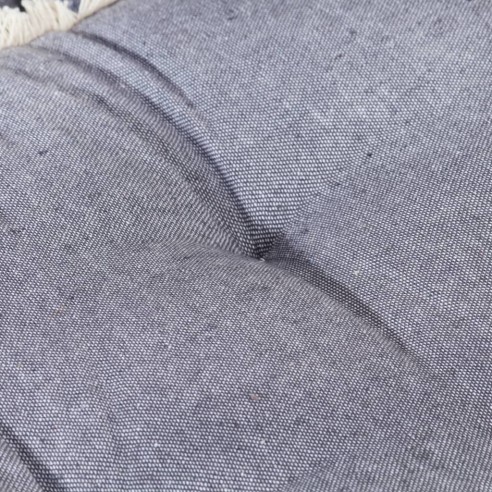 Възглавница за палетен диван, антрацит, 120x80x10 см