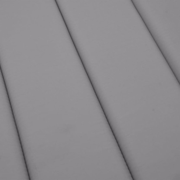 Шалте за шезлонг, сиво, 200x50x3 см, Оксфорд плат